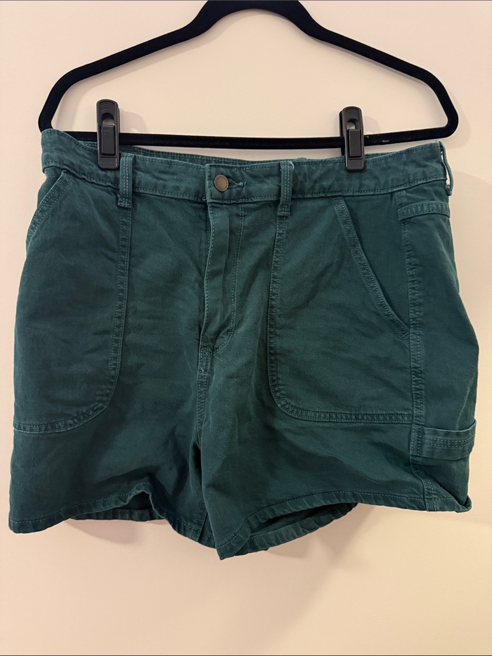 Universal Thread Teal Utility Mid High-Rise Shorts